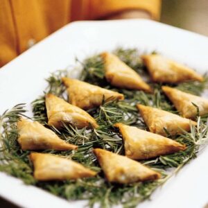 Mushroom Goat-Cheese Samosa