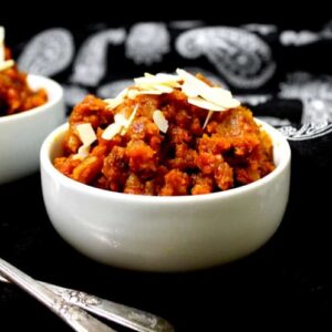 Vegan Carrot Halwa